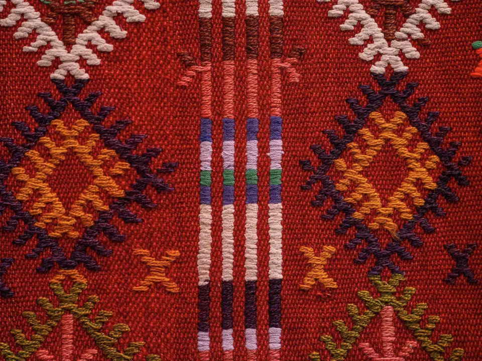 texture of a beautiful carpet